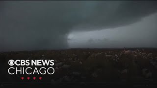 Tornado reported in Lena, Illinois, possibly damaging schools with students inside
