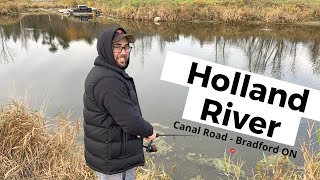 Fishing the Famous HOLLAND RIVER!!