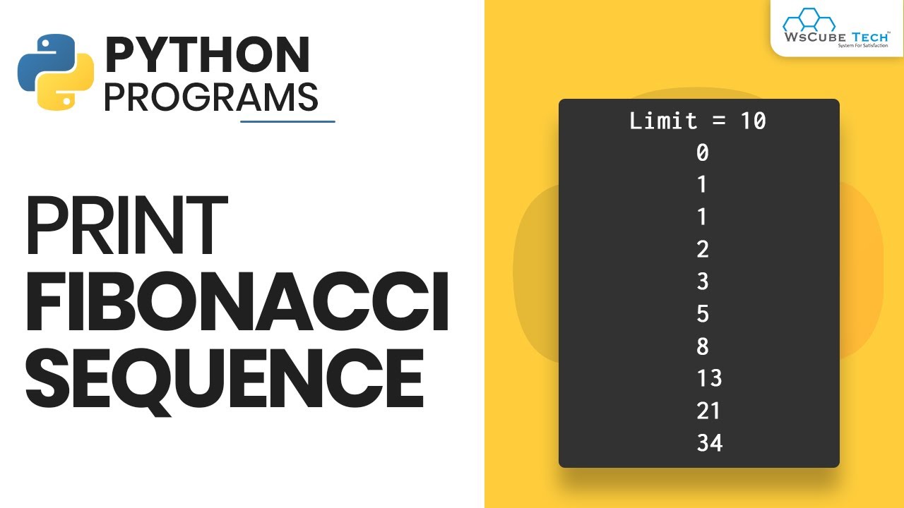 Fibonacci Sequence: Python Tutorial For Beginners - YouTube