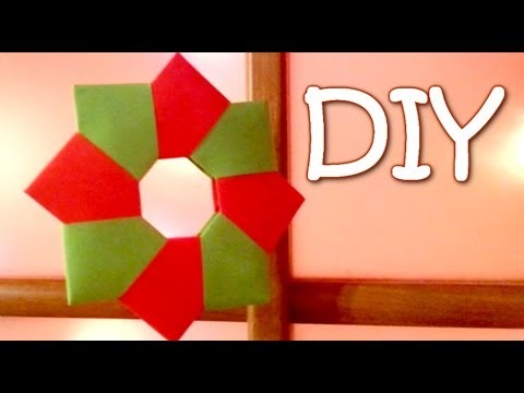 DIY Christmas Ornament - Paper Wreath (8-unit modular origami) DIY Christmas Ornament - Paper Wreath (8-unit modular origami)