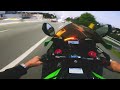 Taking a night ride on my 2017 Kawasaki Ninja ZX10R | POPS AND BANGS | 4K RES