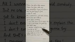 The Way I Am - Charlie Puth 🌸 #lyrics #shorts