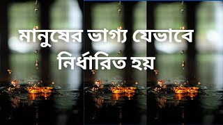 মানুষের ভাগ্য যেভাবে নির্ধারিত হয়