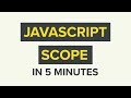Scope in JavaScript Explained in 5 Minutes