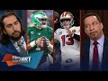 49ers & Eagles face off, Which team has more to prove on Sunday? | NFL | FIRST THINGS FIRST