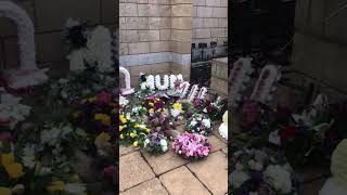 Lovely floral tribute shared by our Towcester funeral home. #funeral #shorts #tribute