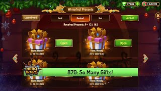 Let's Play Hero Wars 870: Everyone Got Lots of Extra Baubles Which Means Lots of Extra Presents!