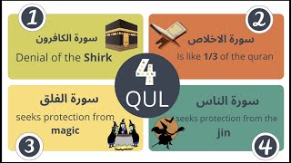 4 Qul | Char qul | By Kalameilaahi | Last four Chapters (Surah's) of Quran Sheikh Qari Saad Nomani