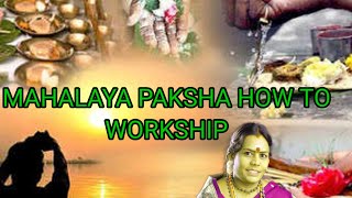 mahalaya Paksha procedure of pooja