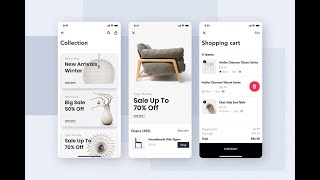 Furniture app UI | Flutter