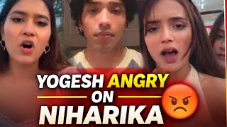 Yogesh Rawat Got Angry On Niharika On Live😡😱#viral #trending #BYOG