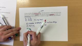7.2a Hypothesis Testing - Poisson Distribution 1