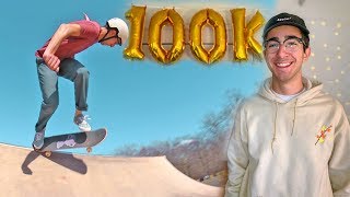 HITTING 100K SUBSCRIBERS! 🍾– Skate Vlog