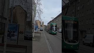 Tram in Basel Switzerland🇨🇭#tram #straßenbahn #travel #bvb #shorts #yt