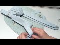 แนะนำการเย็บประกอบสายกระเป๋าเป้ diy how to make adjustable straps for backpack by lady bee quilts