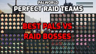 Palworld: Perfect Raid Pals | Bellanoir Libero \u0026 Blazamut Ryu (Ultra) | All Skills - Default Damage