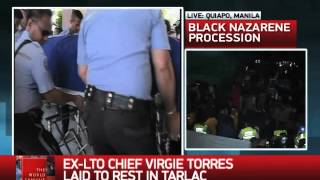 Ex-LTO chief Virgie Torres laid to rest in Tarlac