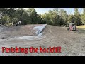 Finishing Backfilling The Shop Pad