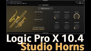 Logic Pro X 10.4 Studio Horns Lesson