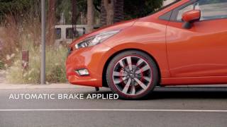 The new Nissan Micra featuring Intelligent Emergency Braking