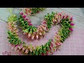 how to make this beautiful pink cyclamen flower ribbon lei