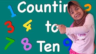 1 to 100 counting || cute girls learn 1 to 100 , nursery rhymes