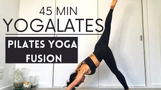 Fat Burning Yoga Pilates Workout for Beginners //  Yogalates Full Body Stretch and Strength