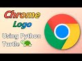 How to draw Chrome Logo using Python Turtle | Chrome | #python #chrome #turtle