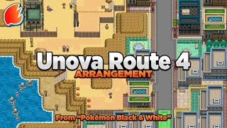 Unova Route 4 (Autumn): Arrangement ◓ Pokémon Black \u0026 White