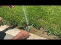 rain bird 32sa pop rotary sprinkler adjustment i how to adjust detail video step b step