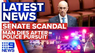 Senator faces more allegations, Man dies after police pursuit | 9 News Australia