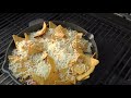 nachos mexico cheese pfanne vom gasgrill