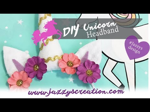 DIY Unicorn Headband (10 Simple Steps) - YouTube