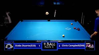 Duarte vs Campbell |  9 Ball - Race to 5