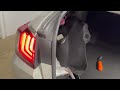 lexus es led tail light bar installation how to