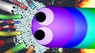 BIGGEST SNAKE VS ENTIRE SERVER! - SLITHER.IO Gameplay (Slither.io Hack & Mods)