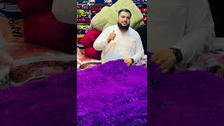 Shaggy razaeia new colour available on whole sale price subhan Allah bed sheet sheikhupura