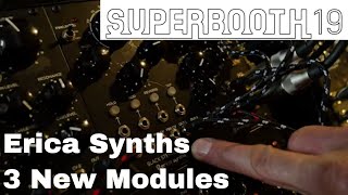 Superbooth 2019: Erica Synths Black Sequencer, Stereo Delay and Spring Reverb