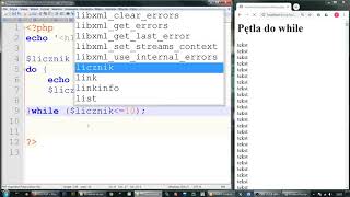 Podstawy PHP - 18. Pętla do while w PHP