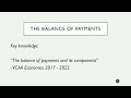 VCE Economics Unit 3, AOS 3 (KK2) -- Balance of Payments and Current Account (pt. 1)