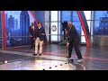 shaq and chuck face off in front of nhl legend wayne gretzky nba on tnt