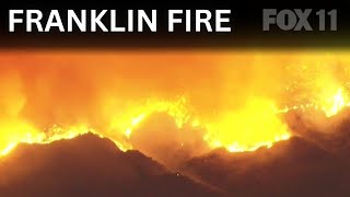 Massive fire breaks out in Malibu