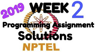NPTEL | Joy of computing using Python | WEEK 2| Programming Assignment 3: Loops ,List and Sum