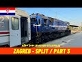 Cab Ride Zagreb - Split Part 3 to Knin (Croatian Railways, Croatia) train drivers' view 4K