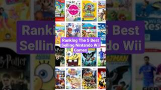 Ranking The 5 Best Selling Nintendo Wii Games #shorts #wii