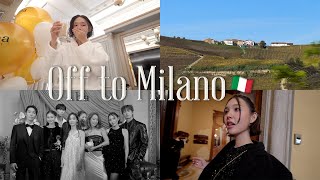 Come with me to Truffle Hunting and Gala Dinner Party in Italy🇮🇹⎮ Exploring Milan ⎮ Pondazione Prada