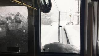 小浜線　125系　雪で立ち往生した瞬間