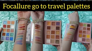 Focallure Go to Travel palettes review| perth , paris \u0026 prague