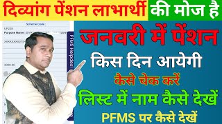 दिव्यांग पेंशन नंबर कैसे निकाले | Viklang Pension List Kaise Dekhe | PFMS per Pension kaise dekhe |