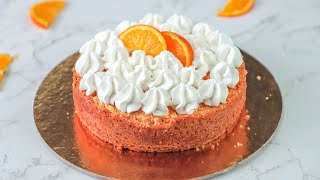 Orange Cake Recipe - Eggless Orange Cake Recipe